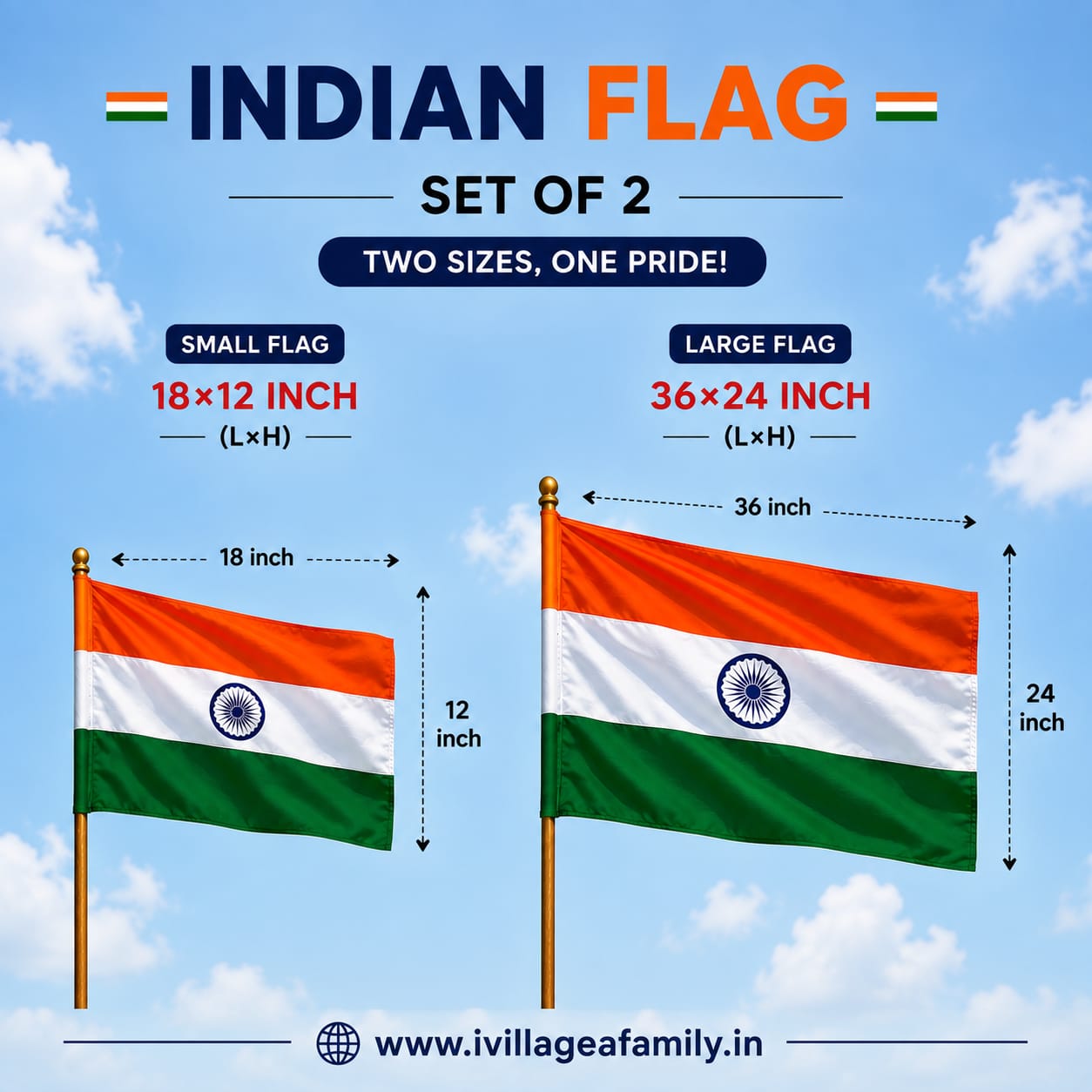 indian-flag-combo-set-of-2-18-12-inch-indoor-flag-36-24-inch-outdoor-flag