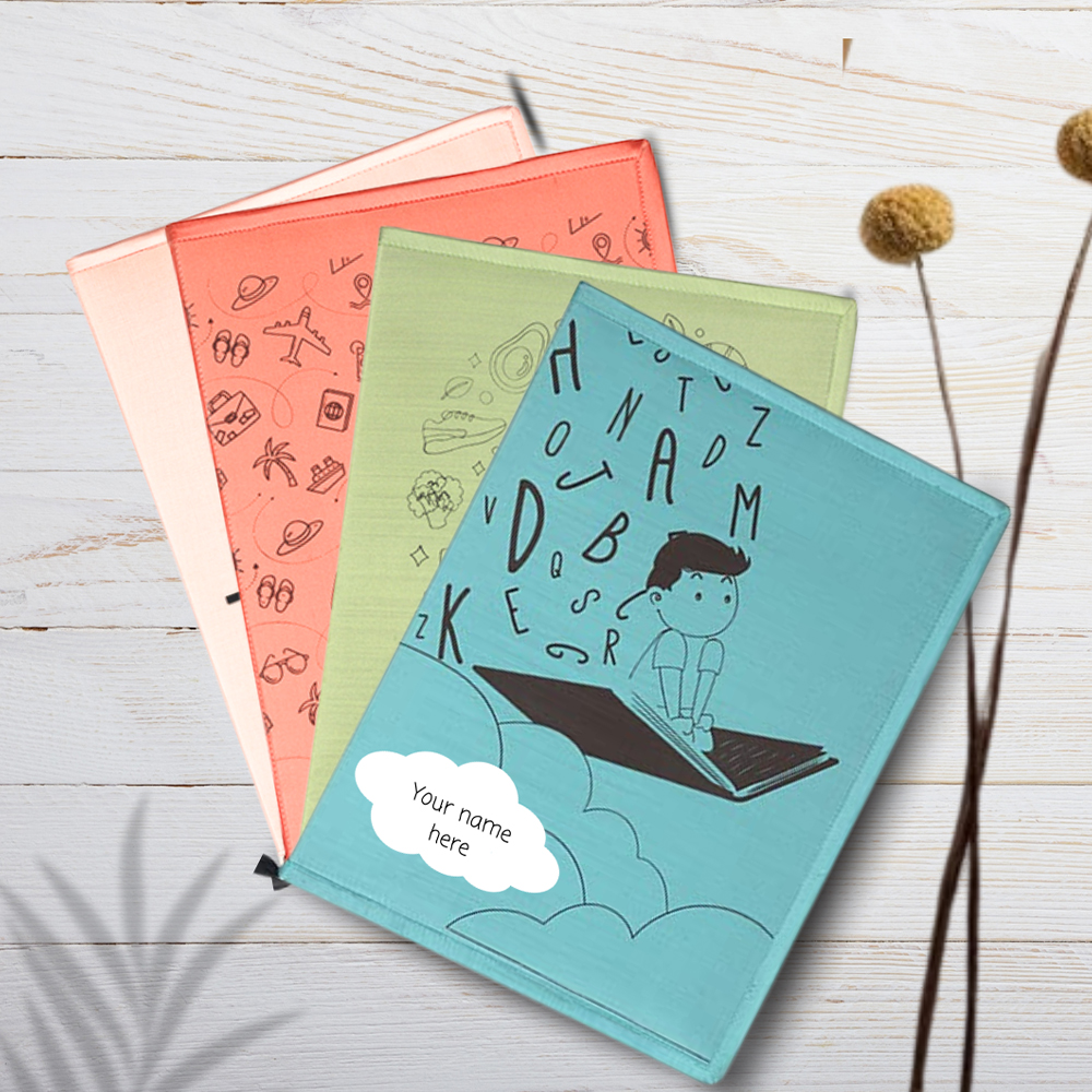 ivillage-poly-silk-printed-file-folders-suitable-for-kids-teenagers-and-adults-theme-based-travel-health-wealth-and-education-lightweight-durable-and-eco-friendly-set-of-4-multicolor