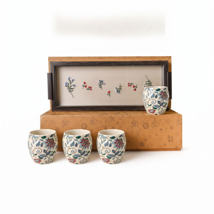 tea-mugs-with-silk-embroidered-serving-tray-set-4
