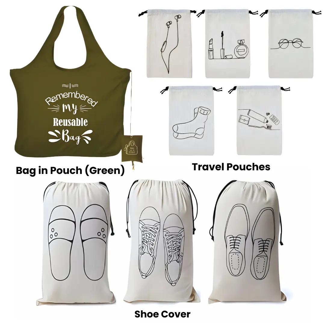 travel-organizer-combo-cotton-shoe-bags-microfiber-tote-kit