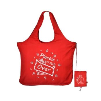 Bag in pouch- Red Colour - IVillage Tote Bag