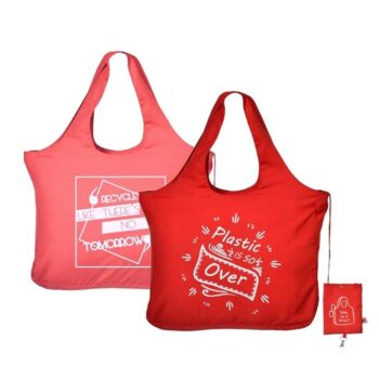 Bag in pouch | Ivillage bag in pouch | Red and Pink Combo